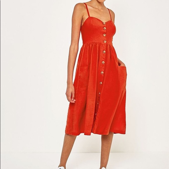 urban outfitters red dress